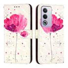 For OPPO A3 Pro 5G Global 3D Painting Horizontal Flip Leather Phone Case(Flower) - 2