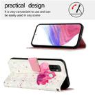 For OPPO A32 2020 4G / A53 2020 4G 3D Painting Horizontal Flip Leather Phone Case(Flower) - 3