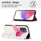 For OPPO F19 Pro / Reno5 F 3D Painting Horizontal Flip Leather Phone Case(Flower) - 3