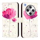 For OPPO Find X8 3D Painting Horizontal Flip Leather Phone Case(Flower) - 2