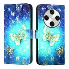 For OPPO Find X8 Pro 3D Painting Horizontal Flip Leather Phone Case(Golden Butterfly) - 2
