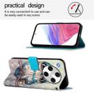For OPPO Find X8 Pro 3D Painting Horizontal Flip Leather Phone Case(Grey Owl) - 3