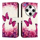 For OPPO Find X8 Pro 3D Painting Horizontal Flip Leather Phone Case(Rose Butterfly) - 2