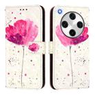 For OPPO Find X8 Pro 3D Painting Horizontal Flip Leather Phone Case(Flower) - 2