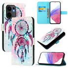 For OPPO Reno13 F 5G Global 3D Painting Horizontal Flip Leather Phone Case(Color Drop Wind Chimes) - 1