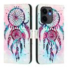 For OPPO Reno13 F 5G Global 3D Painting Horizontal Flip Leather Phone Case(Color Drop Wind Chimes) - 2