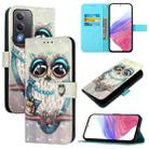 For OPPO A5 5G Global 3D Painting Horizontal Flip Leather Phone Case(Skull) - 1