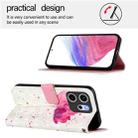 For OPPO Reno14 F 5G 3D Painting Horizontal Flip Leather Phone Case(Flower) - 3