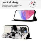 For OPPO Reno14 F 5G 3D Painting Horizontal Flip Leather Phone Case(Skull) - 3