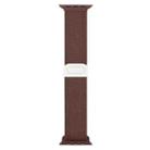 For Apple Watch Series 8 45mm Carbon Fiber Texture Snap Buckle Nylon Watch Band(Smoke Purple) - 3