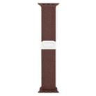 For Apple Watch Series 10 46mm Carbon Fiber Texture Snap Buckle Nylon Watch Band(Smoke Purple) - 3