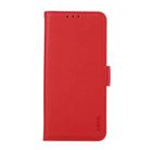 For iPhone 17 Air ABEEL Side-Magnetic Litchi Pattern Leather RFID Phone Case(Red) - 2
