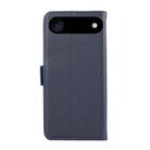 For iPhone 17 Air ABEEL Side-Magnetic Litchi Pattern Leather RFID Phone Case(Blue) - 3