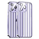 For iPhone 15 Pro Milkyway Series Electroplated TPU + PC Phone Case(Purple) - 1