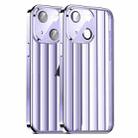 For iPhone 15 Milkyway Series Electroplated TPU + PC Phone Case(Purple) - 1