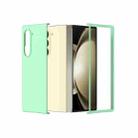 For Samsung Galaxy Z Fold6 5G PC Frosted Full Coverage Phone Case(Light Green) - 1