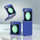 For Samsung Galaxy Z Flip6 5G PC Frosted Full Coverage Phone Case(Blue) - 1
