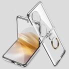 For Huawei Pocket 2 GKK Phantom Electroplating Phone Case with Ring Holder(Silver) - 1