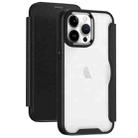 For iPhone 14 Pro RFID Blocking Adsorption Flip Leather Phone Case(Black) - 1