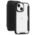 For iPhone 13 RFID Blocking Adsorption Flip Leather Phone Case(Black) - 1