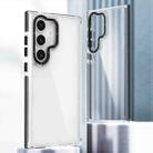 For Samsung Galaxy S24+ 5G Dual-Color Clear Acrylic Hybrid TPU Phone Case(Black) - 1