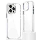 For iPhone 15 Pro Dual-Color Clear Acrylic Hybrid TPU Phone Case(Transparent) - 1