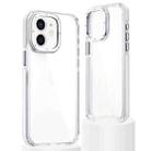 For iPhone 12 / 12 Pro Dual-Color Clear Acrylic Hybrid TPU Phone Case(Transparent) - 1