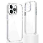 For iPhone 12 Pro Max Dual-Color Clear Acrylic Hybrid TPU Phone Case(Transparent) - 1