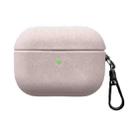 For AirPods Pro 2 Suede Earphone Protective Case(Pink) - 1