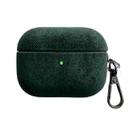 For AirPods 3 Suede Earphone Protective Case(Green) - 1