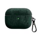 For AirPods Pro Suede Earphone Protective Case(Green) - 1