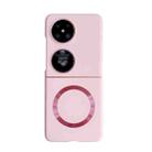 For Huawei Pocket 2 Skin Feel Magsafe Magnetic Shockproof PC Phone Case(Pink) - 1