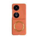 For Huawei Pocket 2 Skin Feel Magsafe Magnetic Shockproof PC Phone Case(Orange) - 1