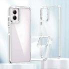 For Motorola Moto G Play 2024 Dual-Color Clear Acrylic Hybrid TPU Phone Case(Transparent) - 1