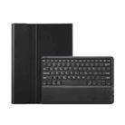 For Xiaomi Pad 6S Pro 12.4 Lambskin Texture Detachable Bluetooth Keyboard Leather Case(Black) - 2
