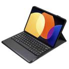 For Xiaomi Pad 6S Pro 12.4 Lambskin Texture Detachable Bluetooth Keyboard Leather Case(Black) - 4