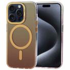 For iPhone 15 Pro TGVIS Aurora Series MagSafe Magnetic Phone Case(Gradient Orange) - 1