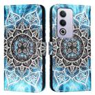 For OPPO A3 Pro 5G Global Colored Drawing Pattern Plain Weave Leather Phone Case(Undersea Mandala) - 2