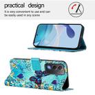 For OPPO A5 5G Global Colored Drawing Pattern Plain Weave Leather Phone Case(Caring Butterfly) - 3