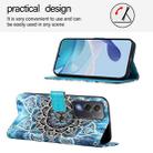 For OPPO A5 5G Global Colored Drawing Pattern Plain Weave Leather Phone Case(Undersea Mandala) - 3