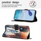 For OPPO A5 5G Global Colored Drawing Pattern Plain Weave Leather Phone Case(Cats And Tigers) - 3