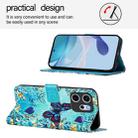 For OPPO Reno14 F 5G Colored Drawing Pattern Plain Weave Leather Phone Case(Caring Butterfly) - 3