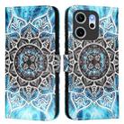 For OPPO Reno14 F 5G Colored Drawing Pattern Plain Weave Leather Phone Case(Undersea Mandala) - 2