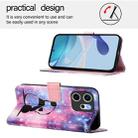 For OPPO Reno14 F 5G Colored Drawing Pattern Plain Weave Leather Phone Case(Baby Panda) - 3