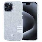 For iPhone 15 Pro TGVIS Vida Series MagSafe Magnetic Phone Case(Grey) - 1