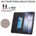 For Redmi K70 Ultra Business Solid Color Magnetic RFID Leather Phone Case(Black) - 3