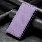 For Redmi K70 Ultra Business Solid Color Magnetic RFID Leather Phone Case(Purple) - 2