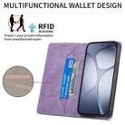 For Redmi K70 Ultra Business Solid Color Magnetic RFID Leather Phone Case(Purple) - 3