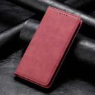 For Redmi 14C 4G Business Solid Color Magnetic RFID Leather Phone Case(Red) - 2