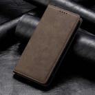 For Redmi 14C 4G Business Solid Color Magnetic RFID Leather Phone Case(Brown) - 2